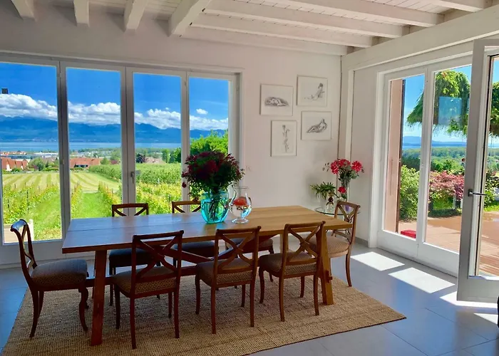 Domaine Des Chataigniers, Villa Prive Etoy photo